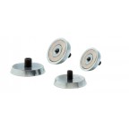 Zinc-plated studs with threaded sockets