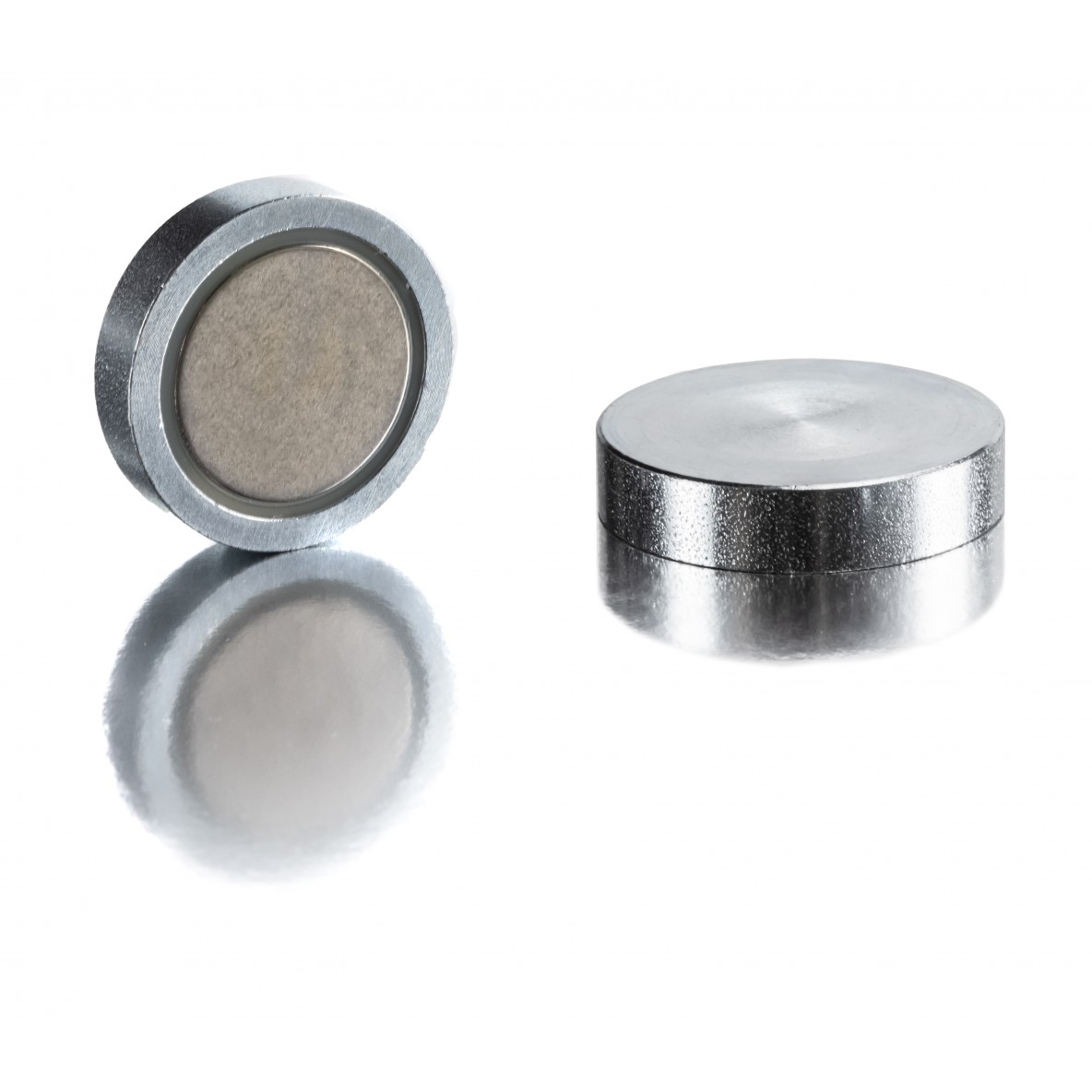 Neodymium Iron-Boron pot magnets without threaded hole