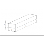Alnico parallelepiped
