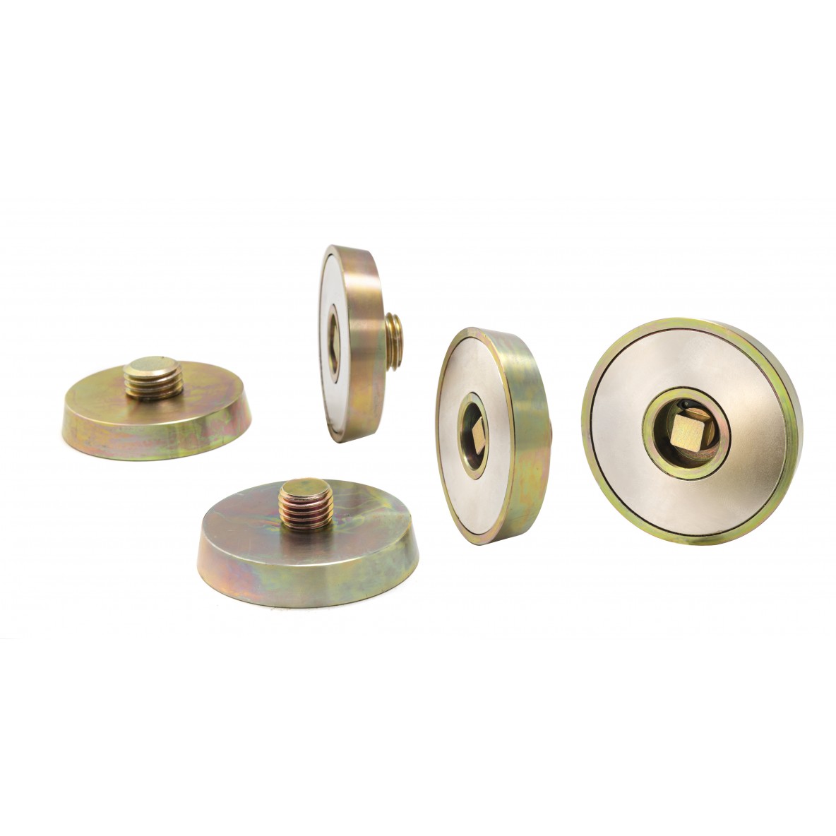 Brass studs threaded sockets