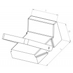 Magnetic blocks for formworks