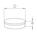 Round plastic organisation magnets