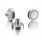 Neodymium Iron-Boron pot magnets with threaded hole