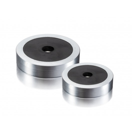 Neodymium Iron-Boron drilled and tapped pots