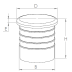 Round built-in magnetic system