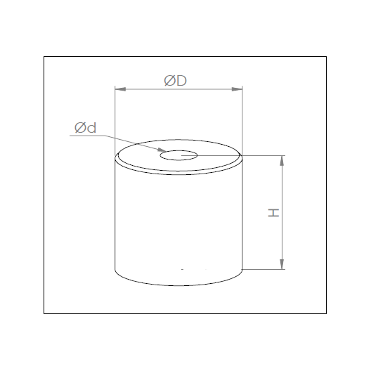 Alnico red holding magnet