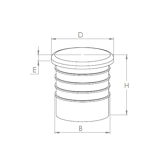 Système magnétique encastrable rond