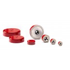 Alnico red pot with bore and counter bore