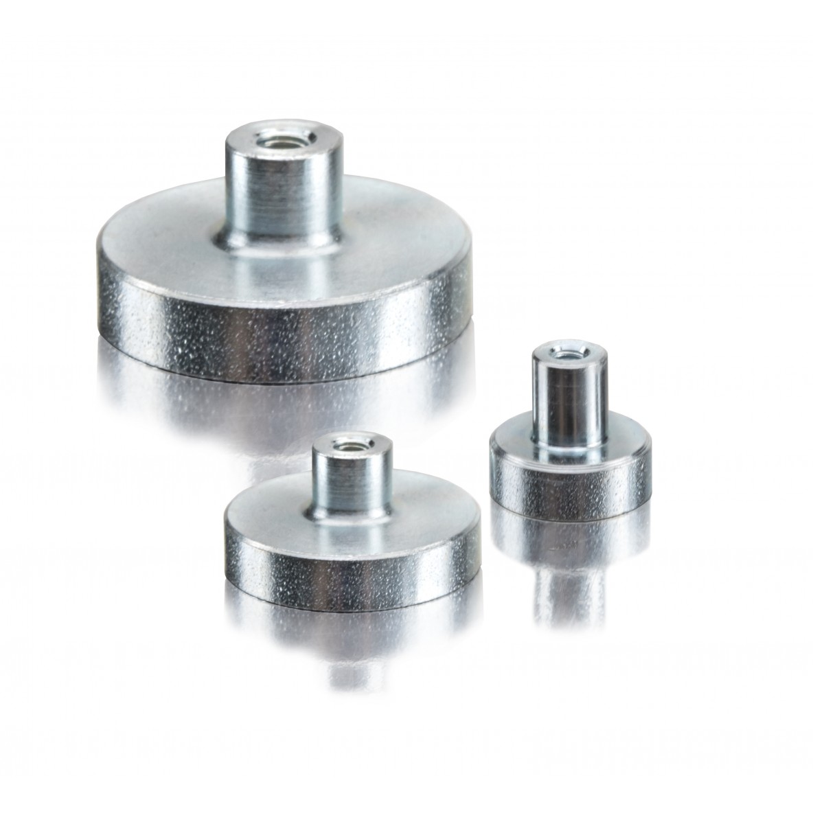 Samarium-Cobalt pot magnets with threaded hole