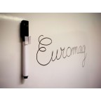 Magnetic erasable mini pen with eraser tip