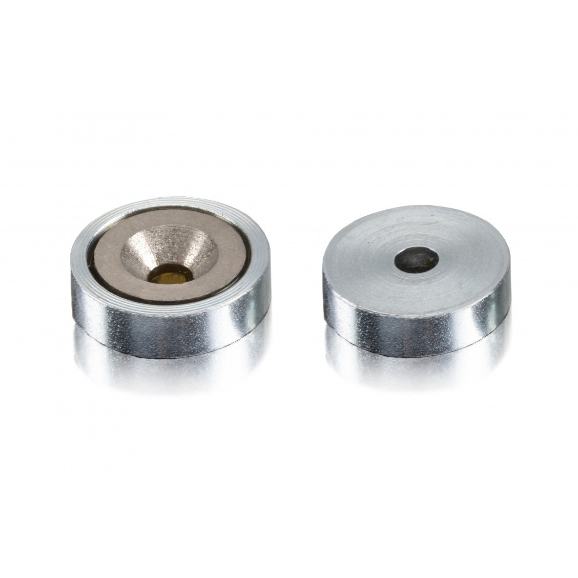Samarium-Cobalt pots with bore and counter bore