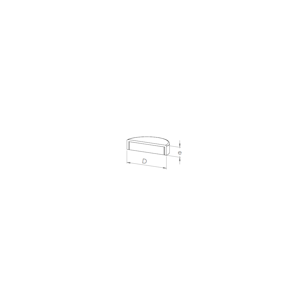 Neodymium Iron-Boron pot magnets without threaded hole