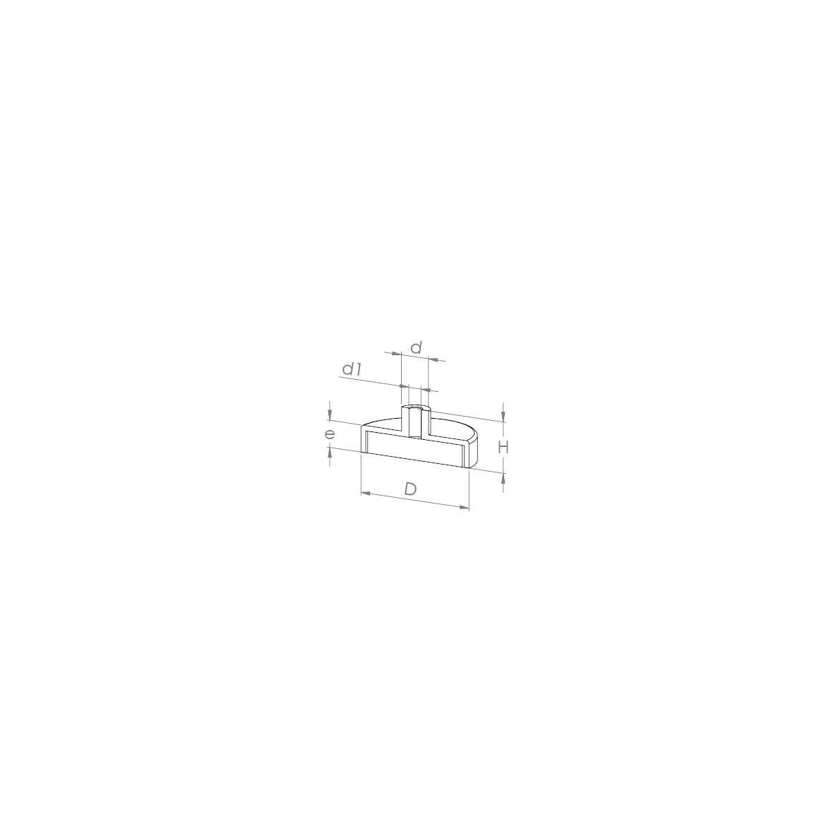 Plots avec trou taraudé Samarium-Cobalt