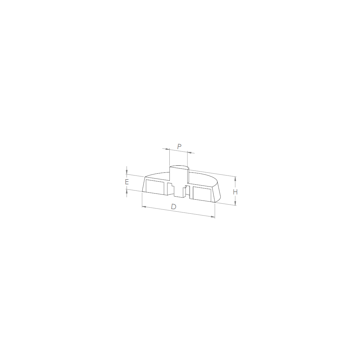 Brass studs threaded sockets